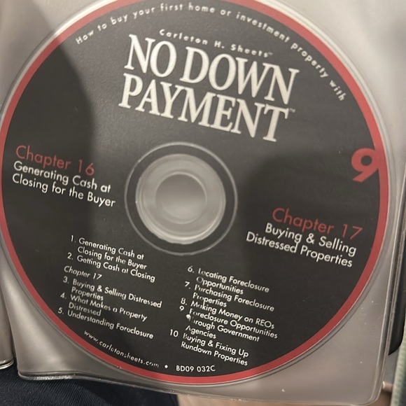 Carleton Sheets No Down Payment Complete Real-estate Book and CD Set - Picture 12 of 16